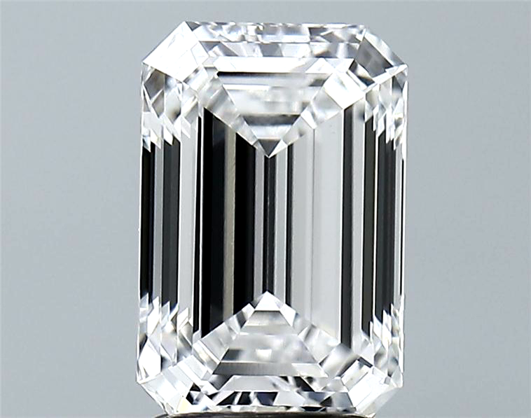 Lab-Grown 2.54 Carat Emerald Cut Diamond color E Clarity VVS2 With GIA Certificate, precious stones, engagement diamonds