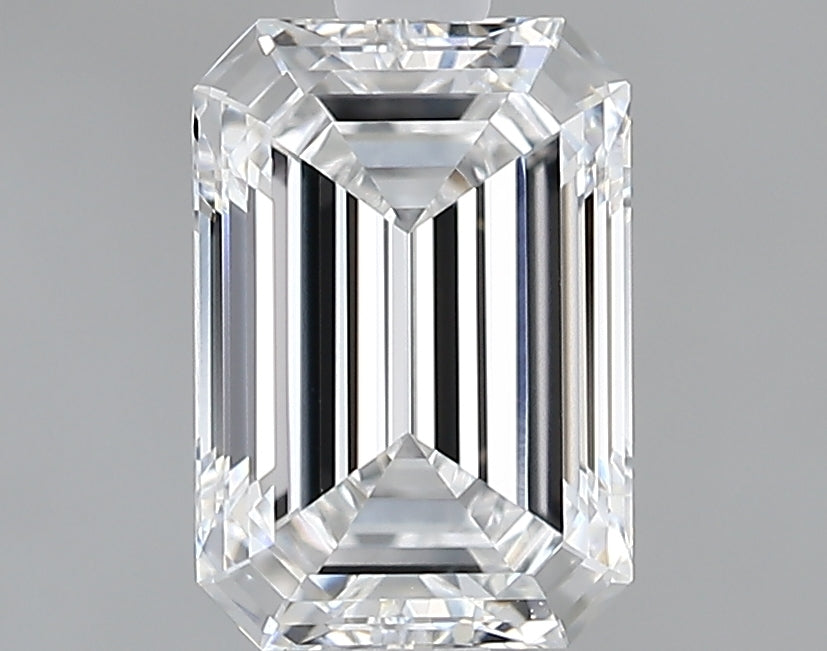 Lab-Grown 1.54 Carat Emerald Cut Diamond color D Clarity VVS2, precious stones, engagement diamonds