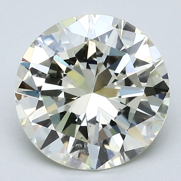 2.03 Carat Round Brilliant Natural Mined Diamond N Color SI1 Clarity With GIA Certificate, natural diamonds, precious stones, engagement diamonds