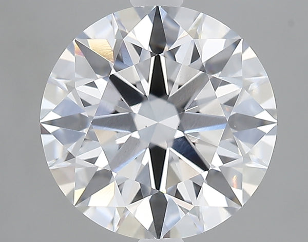 Lab-Grown 3.12 Carat Round Brilliant Diamond color E Clarity VS2 With GIA Certificate, precious stones, engagement diamonds