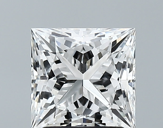 Lab-Grown 1.71 Carat Princess Cut Diamond color E Clarity VS1 With GIA Certificate, precious stones, engagement diamonds