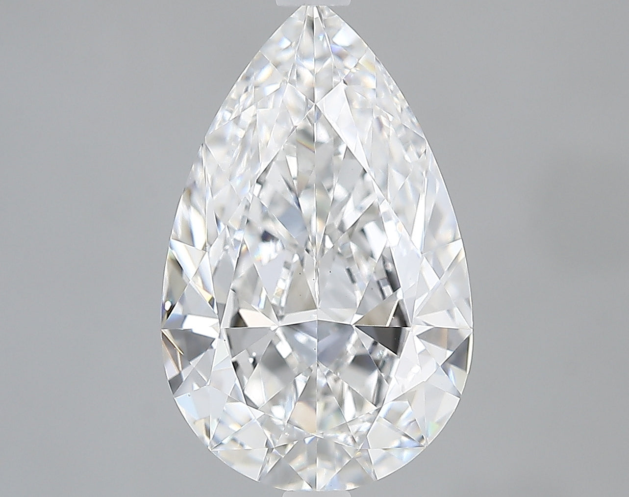 Lab-Grown 2.74 Carat Pear Shape Diamond color D Clarity VVS2, precious stones, engagement diamonds