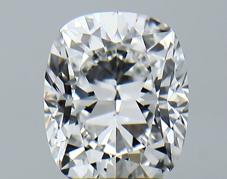 Lab-Grown 2.55 Carat Cushion Brilliant Diamond color E Clarity VVS2 With GIA Certificate, precious stones, engagement diamonds