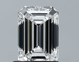 Lab-Grown 1.11 Carat Emerald Cut Diamond color E Clarity VS1 With GIA Certificate, precious stones, engagement diamonds