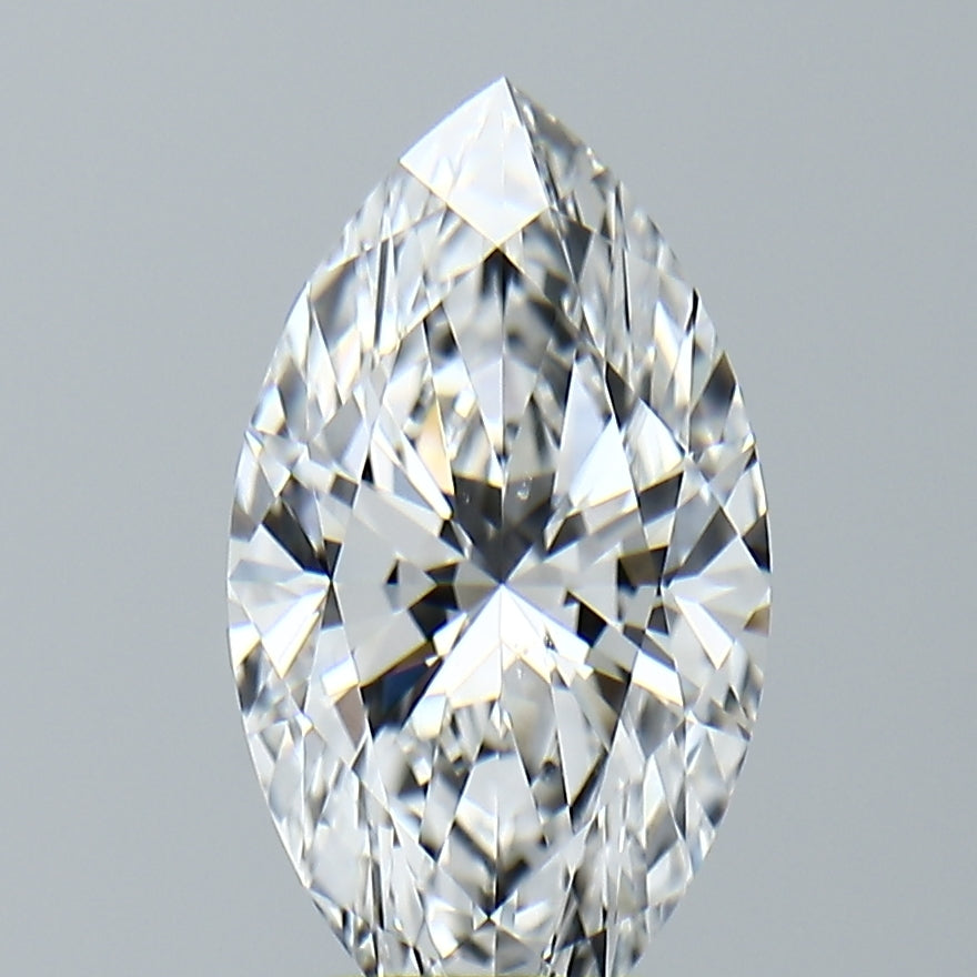 Lab-Grown 2.59 Carat Marquis Shape Diamond color E Clarity VVS1, precious stones, engagement diamonds