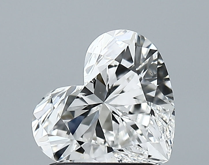 Lab-Grown 1.51 Carat Heart Shape Diamond color F Clarity VVS1 With GIA Certificate, precious stones, engagement diamonds