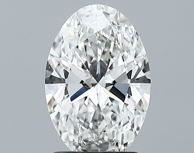 Lab-Grown 1.41 Carat Oval Shape Diamond color E Clarity VVS2, precious stones, engagement diamonds