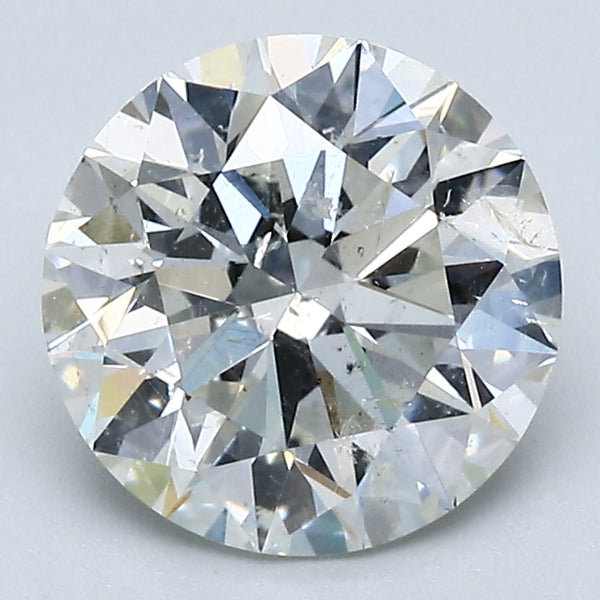 2.50 Carat Round Brilliant Diamond color I Clarity I1, natural diamonds, precious stones, engagement diamonds