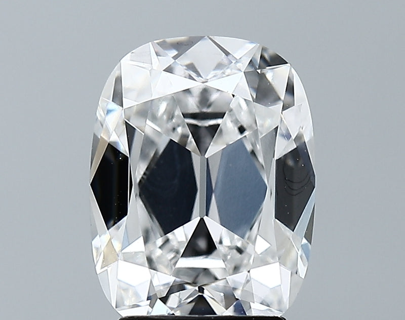 Lab-Grown 3.18 Carat Antique Cushion Cut Diamond color E Clarity VVS2 With GIA Certificate, precious stones, engagement diamonds