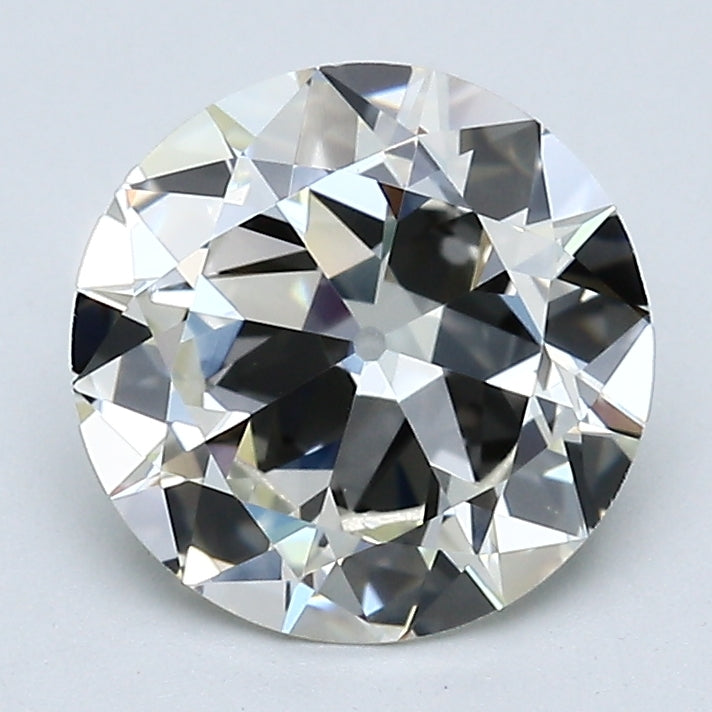 GIA Certified 2.13 Ct Old European Cut Diamond Hand-Cut K-VVS2 Art Deco, natural diamonds, precious stones, engagement diamonds