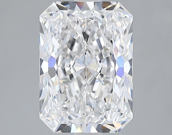 Lab-Grown 2.14 Carat Radiant Cut Diamond color E Clarity VVS2 With GIA Certificate, precious stones, engagement diamonds