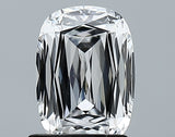 Lab-Grown 1.58 Carat Antique Cushion Cut Diamond color D Clarity VVS2 With GIA Certificate, precious stones, engagement diamonds