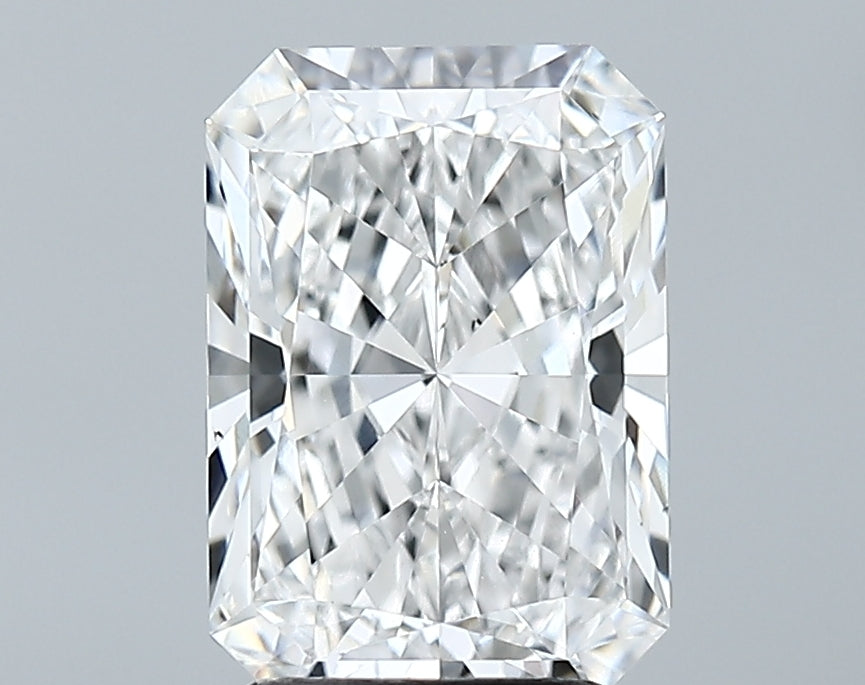 Lab-Grown 2.67 Carat Radiant Cut Diamond color E Clarity VS2 With GIA Certificate, precious stones, engagement diamonds