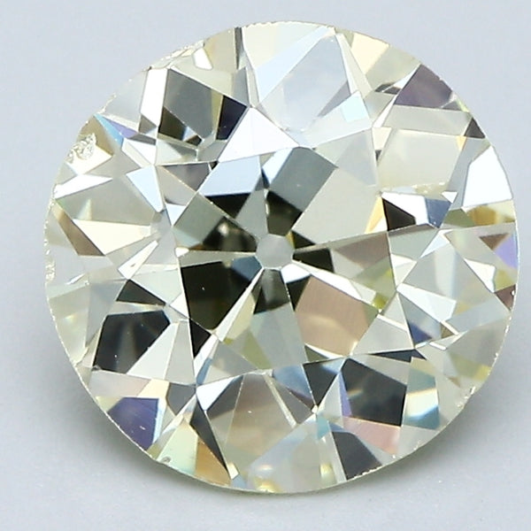 3.06 Carat Old European Cut Estate Natural Mined Diamond S Color VS2 Clarity With GIA Certificate, natural diamonds, precious stones, engagement diamonds