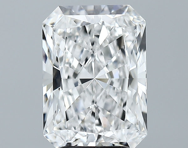 Lab-Grown 3.77 Carat Radiant Cut Diamond color E Clarity VVS2 With GIA Certificate, precious stones, engagement diamonds
