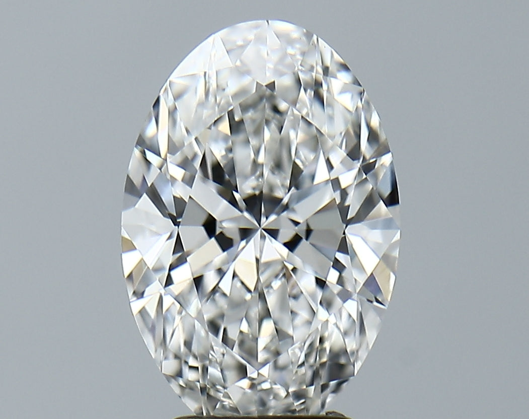 Lab-Grown 3.16 Carat Oval Shape Diamond color E Clarity VVS2, precious stones, engagement diamonds