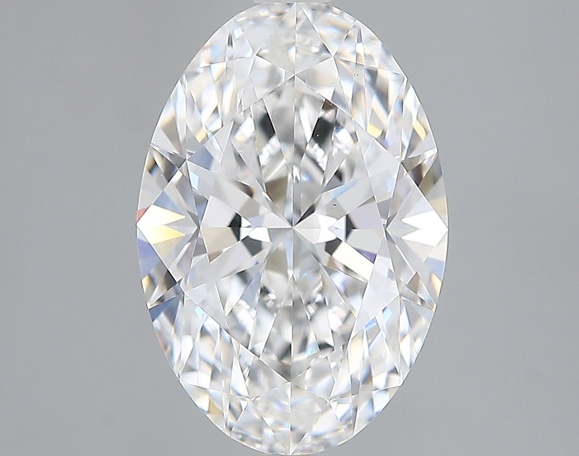 Lab-Grown 2.91 Carat Oval Shape Diamond color D Clarity VVS2, precious stones, engagement diamonds