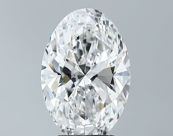 Lab-Grown 2.87 Carat Oval Shape Diamond color D Clarity VS2, precious stones, engagement diamonds