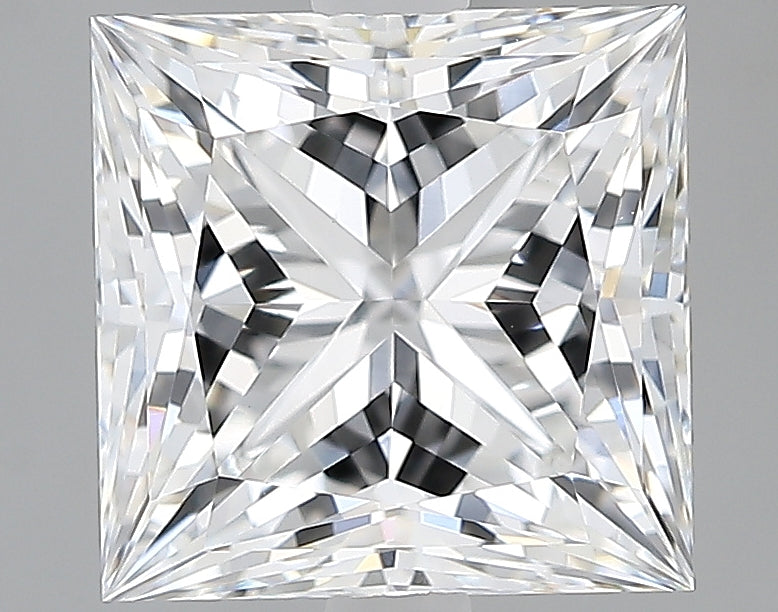 Lab-Grown 2.65 Carat Princess Cut Diamond color E Clarity VVS2, precious stones, engagement diamonds