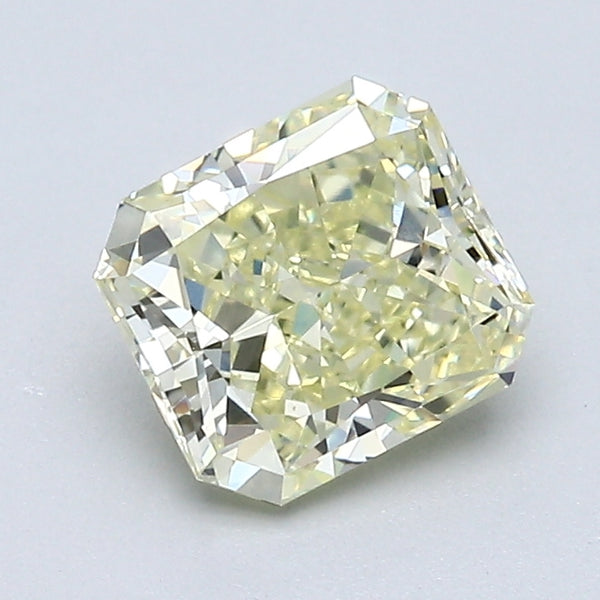 1.14 Carat Radiant Cut Natural Mined Diamond Fancy Light  Yellow Color VVS2 Clarity With GIA Certificate, natural diamonds, precious stones, engagement diamonds