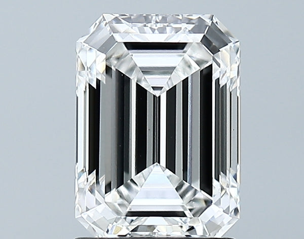Lab-Grown 1.74 Carat Emerald Cut Diamond color F Clarity VS1 With GIA Certificate, precious stones, engagement diamonds