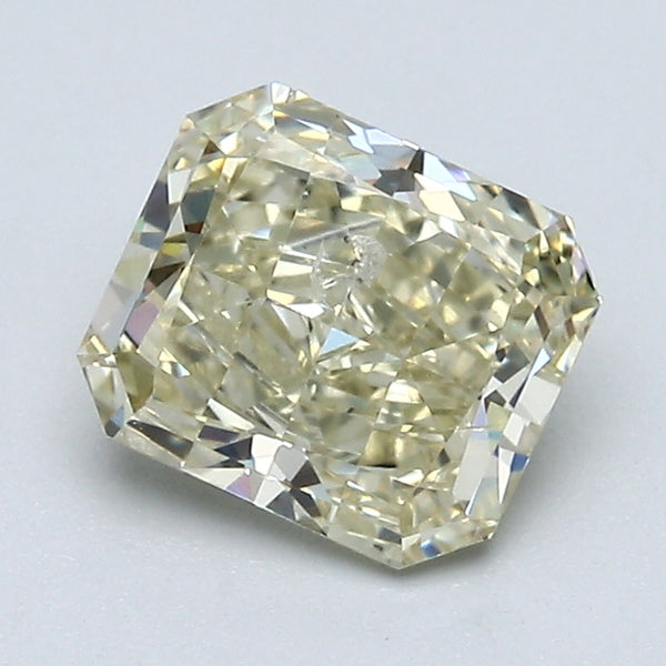 1.23 Carat Radiant Cut Natural Mined Diamond Fancy Yellow Brown Color I1 Clarity With GIA Certificate, natural diamonds, precious stones, engagement diamonds