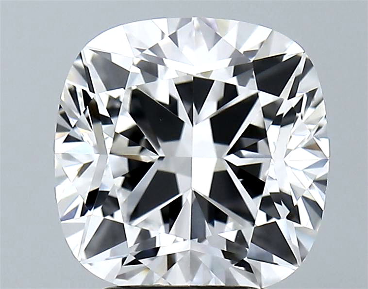 Lab-Grown 3.07 Carat Square Cushion Cut Diamond color E Clarity VVS2 With GIA Certificate, precious stones, engagement diamonds