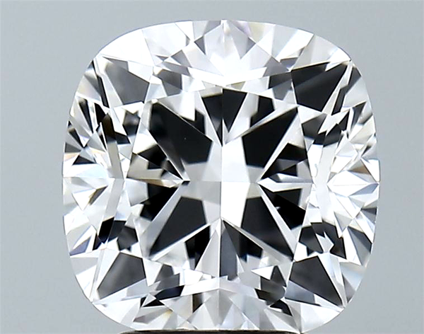 Lab-Grown 3.07 Carat Square Cushion Cut Diamond color E Clarity VVS2 With GIA Certificate, precious stones, engagement diamonds