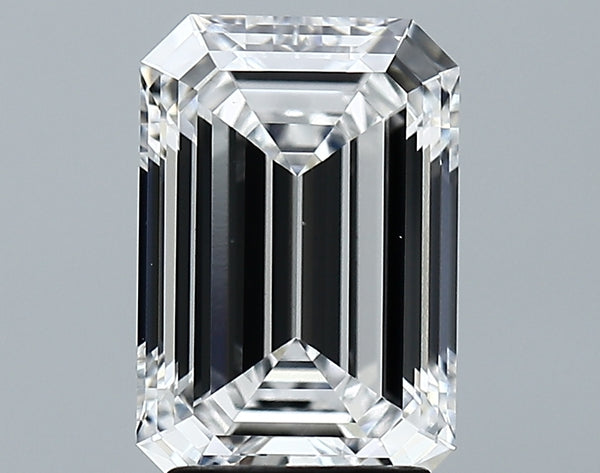 Lab-Grown 2.70 Carat Emerald Cut Diamond color E Clarity VS1 With GIA Certificate, precious stones, engagement diamonds