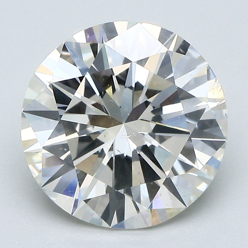 2.68 Carat Round Brilliant Natural Mined Diamond K Color SI2 Clarity With GIA Certificate, natural diamonds, precious stones, engagement diamonds