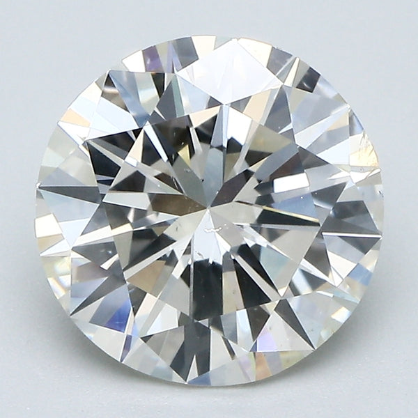 2.68 Carat Round Brilliant Natural Mined Diamond K Color SI2 Clarity With GIA Certificate, natural diamonds, precious stones, engagement diamonds