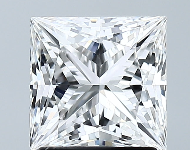 Lab-Grown 1.82 Carat Princess Cut Diamond color E Clarity VVS2 With GIA Certificate, precious stones, engagement diamonds