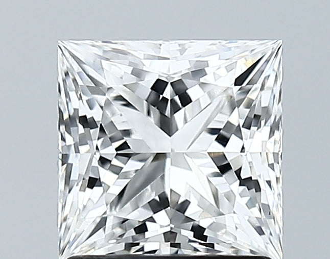 Lab-Grown 1.57 Carat Princess Cut Diamond color F Clarity VS1 With GIA Certificate, precious stones, engagement diamonds