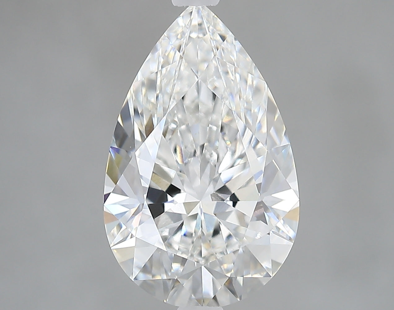 Lab-Grown 3.01 Carat Pear Shape Diamond color E Clarity VVS2, precious stones, engagement diamonds