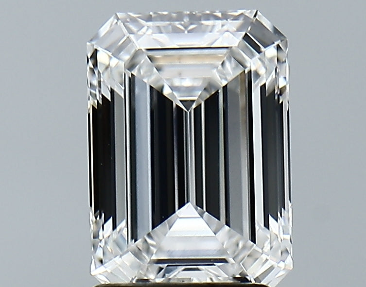 Lab-Grown 2.07 Carat Emerald Cut Diamond color E Clarity VS1 With GIA Certificate, precious stones, engagement diamonds