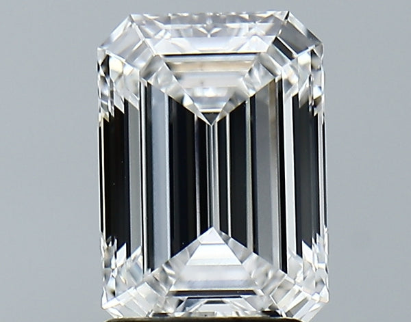 Lab-Grown 2.07 Carat Emerald Cut Diamond color E Clarity VS1 With GIA Certificate, precious stones, engagement diamonds