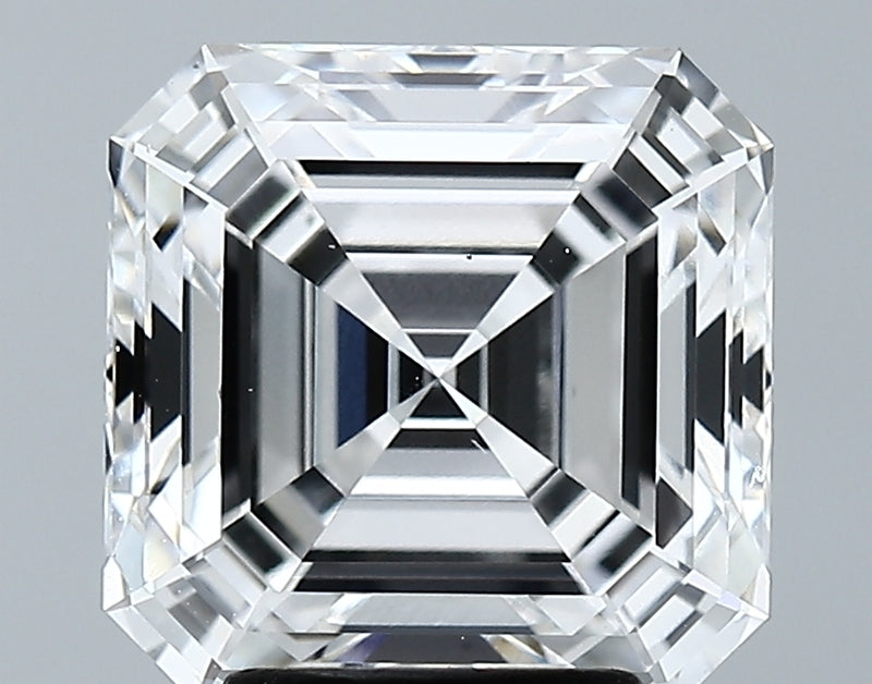 Lab-Grown 4.20 Carat Asscher Cut Diamond color E Clarity VS1 With GIA Certificate, precious stones, engagement diamonds