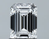 Lab-Grown 1.31 Carat Emerald Cut Diamond color D Clarity VVS2 With GIA Certificate, precious stones, engagement diamonds