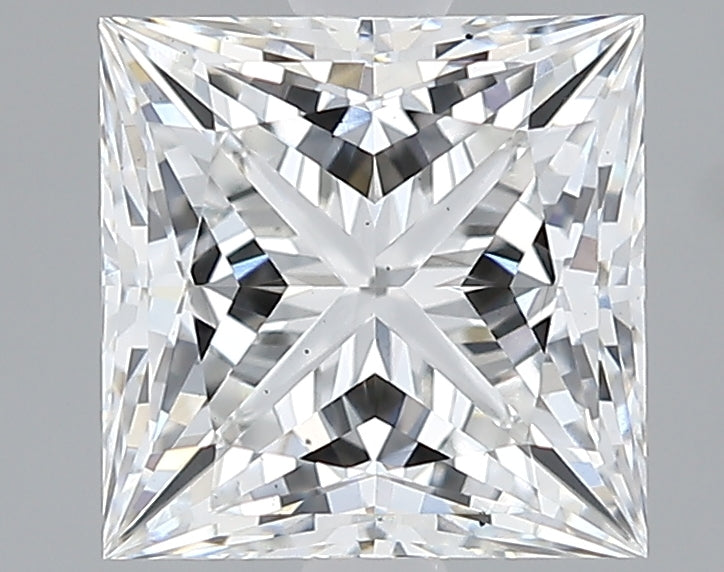 Lab-Grown 2.27 Carat Princess Cut Diamond color F Clarity VS2 With GIA Certificate, precious stones, engagement diamonds