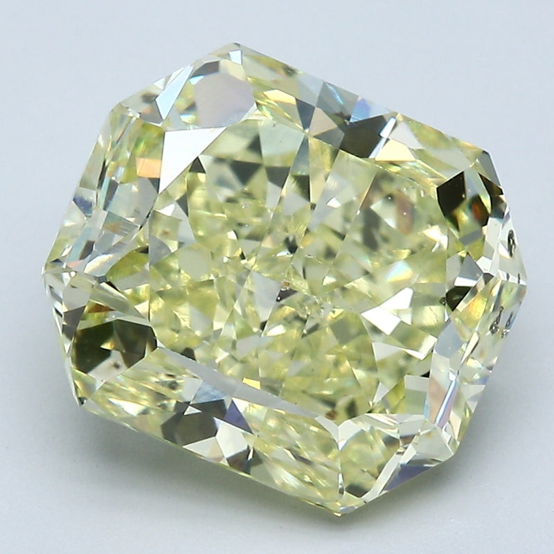 6.07 Carat Radiant Cut Diamond color Fancy  Yellow Clarity SI2, natural diamonds, precious stones, engagement diamonds