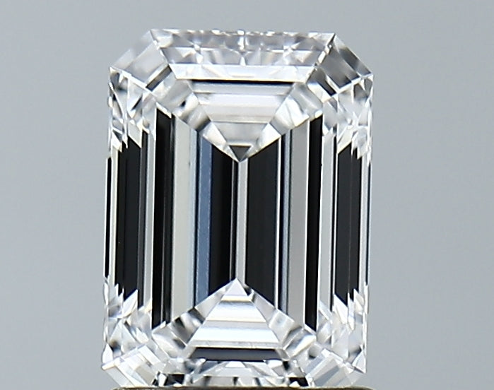 Lab-Grown 1.55 Carat Emerald Cut Diamond color D Clarity VVS2 With GIA Certificate, precious stones, engagement diamonds