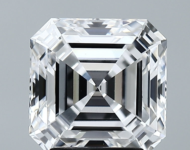 Lab-Grown 3.14 Carat Asscher Cut Diamond color D Clarity VS1 With GIA Certificate, precious stones, engagement diamonds