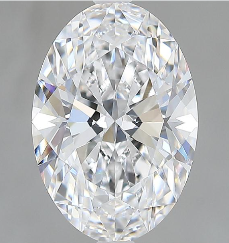 Lab-Grown 2.73 Carat Oval Shape Diamond color D Clarity VVS2 With GIA Certificate, precious stones, engagement diamonds