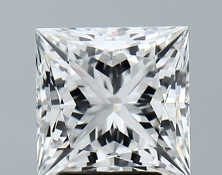 Lab-Grown 3.17 Carat Princess Cut Diamond color D Clarity VS1, precious stones, engagement diamonds