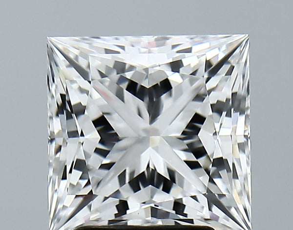 Lab-Grown 3.17 Carat Princess Cut Diamond color D Clarity VS1, precious stones, engagement diamonds