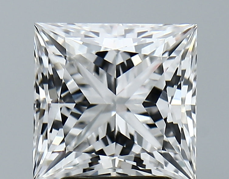 Lab-Grown 3.10 Carat Princess Cut Diamond color F Clarity VVS2, precious stones, engagement diamonds