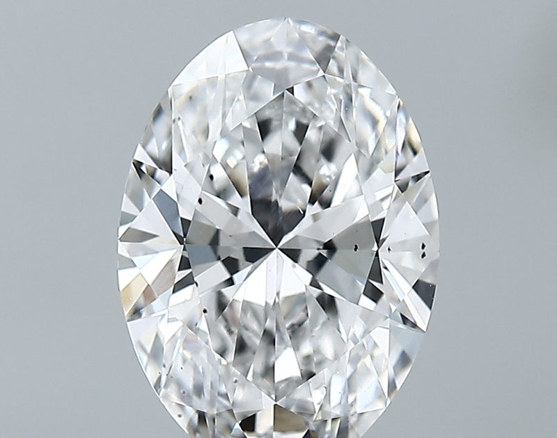 Lab-Grown 2.87 Carat Oval Shape Diamond color D Clarity SI2 With GIA Certificate, precious stones, engagement diamonds