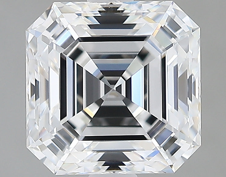 Lab-Grown 2.11 Carat Asscher Cut Diamond color E Clarity VVS2 With GIA Certificate, precious stones, engagement diamonds