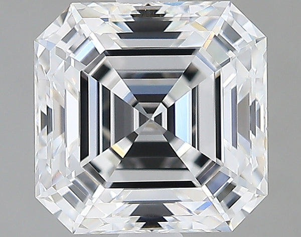 Lab-Grown 2.11 Carat Asscher Cut Diamond color E Clarity VVS2 With GIA Certificate, precious stones, engagement diamonds