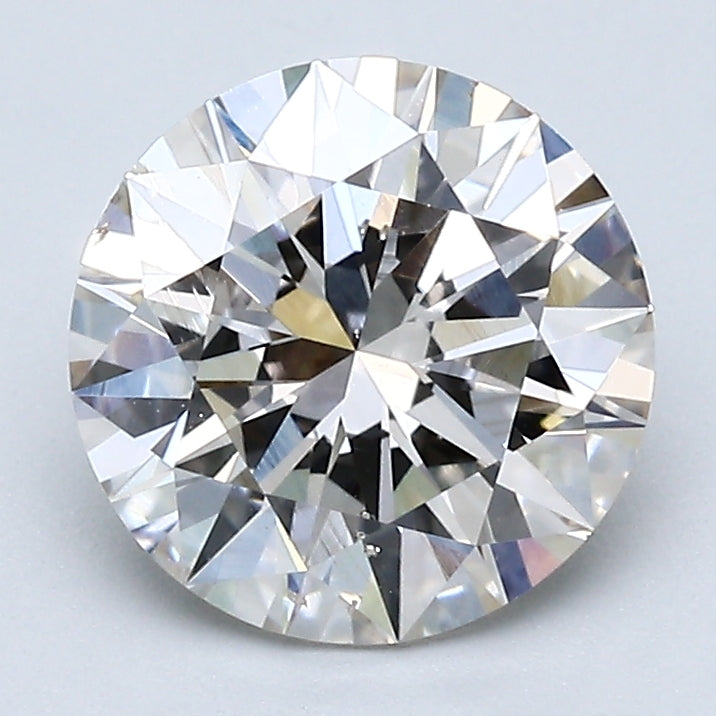 2.09 Carat Round Brilliant Natural Mined Diamond J Color SI1 Clarity With GIA Certificate, natural diamonds, precious stones, engagement diamonds